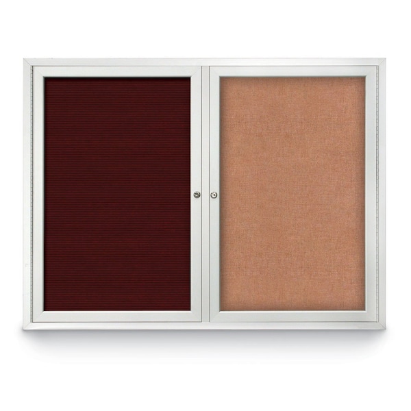 Corkboard, Amethyst/Satin, 36" x 36"